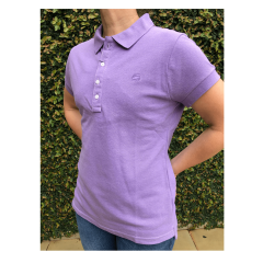 Camisa Polo Feminina Roxa