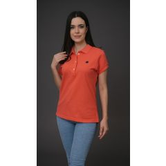 Camisa Polo Feminina Rosa