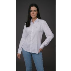 Camisa Feminina Manga Longa Branca