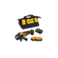 Esmerilhadeira 4 1/2”- 5” (115mm-125mm) 20V Max Li-Ion Brushless, 2 Bat 5.0Ah, Carreg. Bivolt E Bolsa - Dewalt DCG413P2