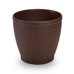 Vaso Rattan Mini 1,8 LTS Coffee